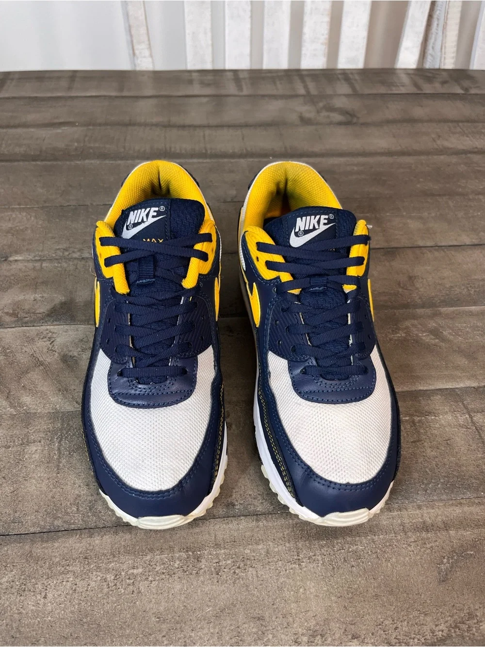 Nike Air Max 90 'Dunk From Above' Maize Michigan Mens Sz 8